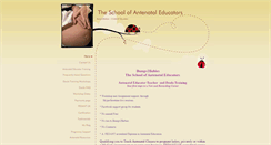 Desktop Screenshot of childbirth-education.co.uk